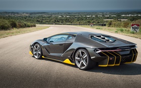 Lamborghini Centenario supercar side view HD wallpaper