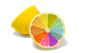 Lemon colorful colors HD wallpaper