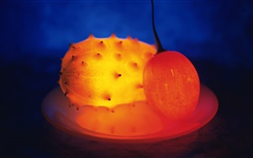 Light fruit, Cucumis metuliferus, Tree tomato HD wallpaper