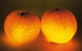 Light fruit, two oranges HD wallpaper