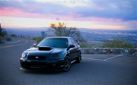 Subaru car at morning HD wallpaper