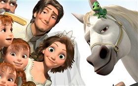 Tangled, Disney cartoon movie HD wallpaper