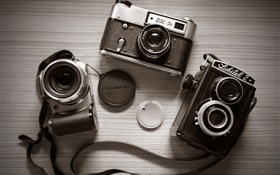 Three cameras HD wallpaper