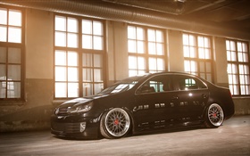 Volkswagen Jetta MK6 black car side view