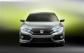 Honda Civic Hatchback car front view