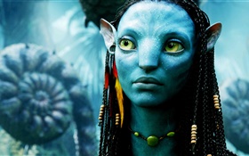 Avatar, blue skin girl HD wallpaper