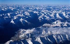 China nature landscape, snowy mountains HD wallpaper