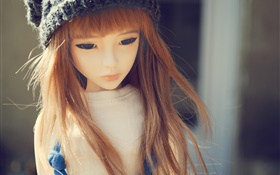 Lovely Asian doll girl HD wallpaper