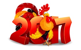 New Year 2017, cock