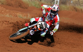 KTM Motorcycle race, drift