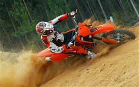 KTM motorcycle race HD wallpaper