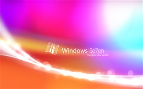 Windows 7 abstract colors background HD wallpaper