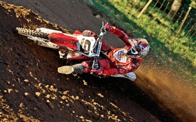 Motorcycle race, Honda, rider