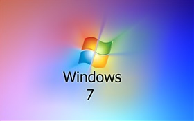 Windows 7 blue purple background HD wallpaper