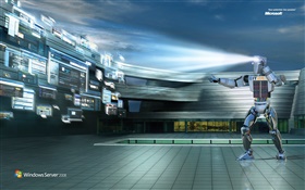 Windows Server 2008 IT robot HD wallpaper