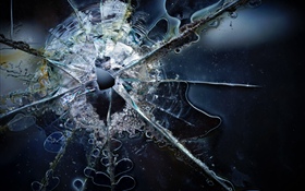 Glass broken HD wallpaper