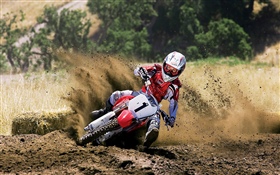 Motorcycle racing, Honda, dirt