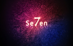 Windows Seven fireworks HD wallpaper