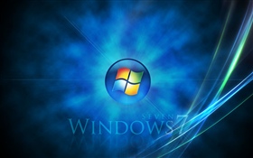 Windows Seven, space background