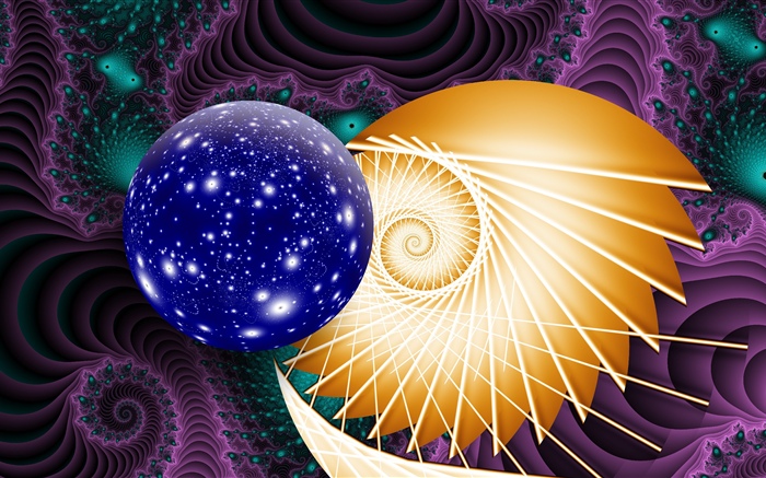 Abstract picture, ball, planet, forms Wallpapers Pictures Photos Images
