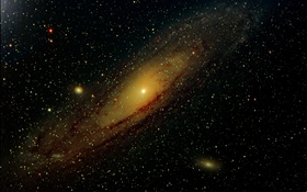 Andromeda Galaxy, stars, space HD wallpaper