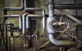 Factory, pipes HD wallpaper