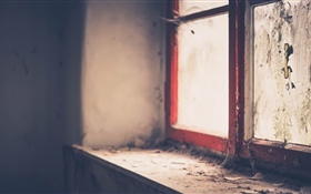 Windowsill, window, dirt HD wallpaper