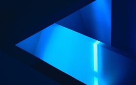 Abstract blue shape picture HD wallpaper