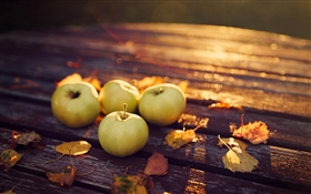 Apples, sunshine HD wallpaper