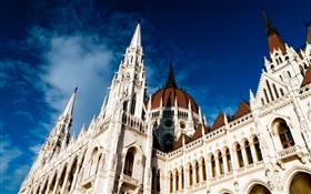 City, buildings, church HD wallpaper