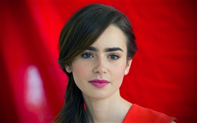 Lily Collins 14 HD wallpaper