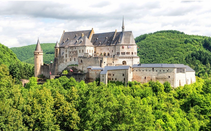 Luxembourg, castle Wallpapers Pictures Photos Images
