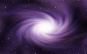 Purple galaxy, space HD wallpaper