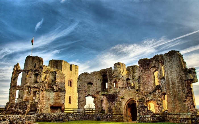 Ruins, castle, UK Wallpapers Pictures Photos Images