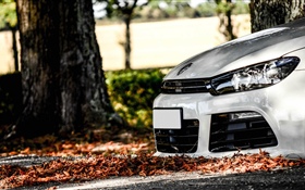 Volkswagen car, headlight HD wallpaper